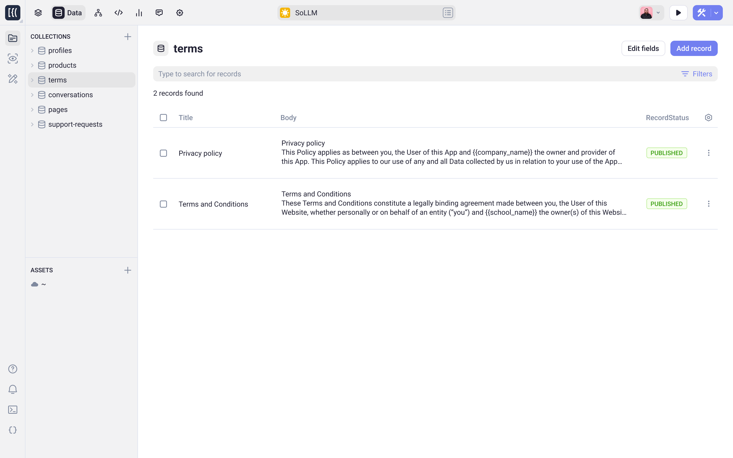 Terms & Policies Generator